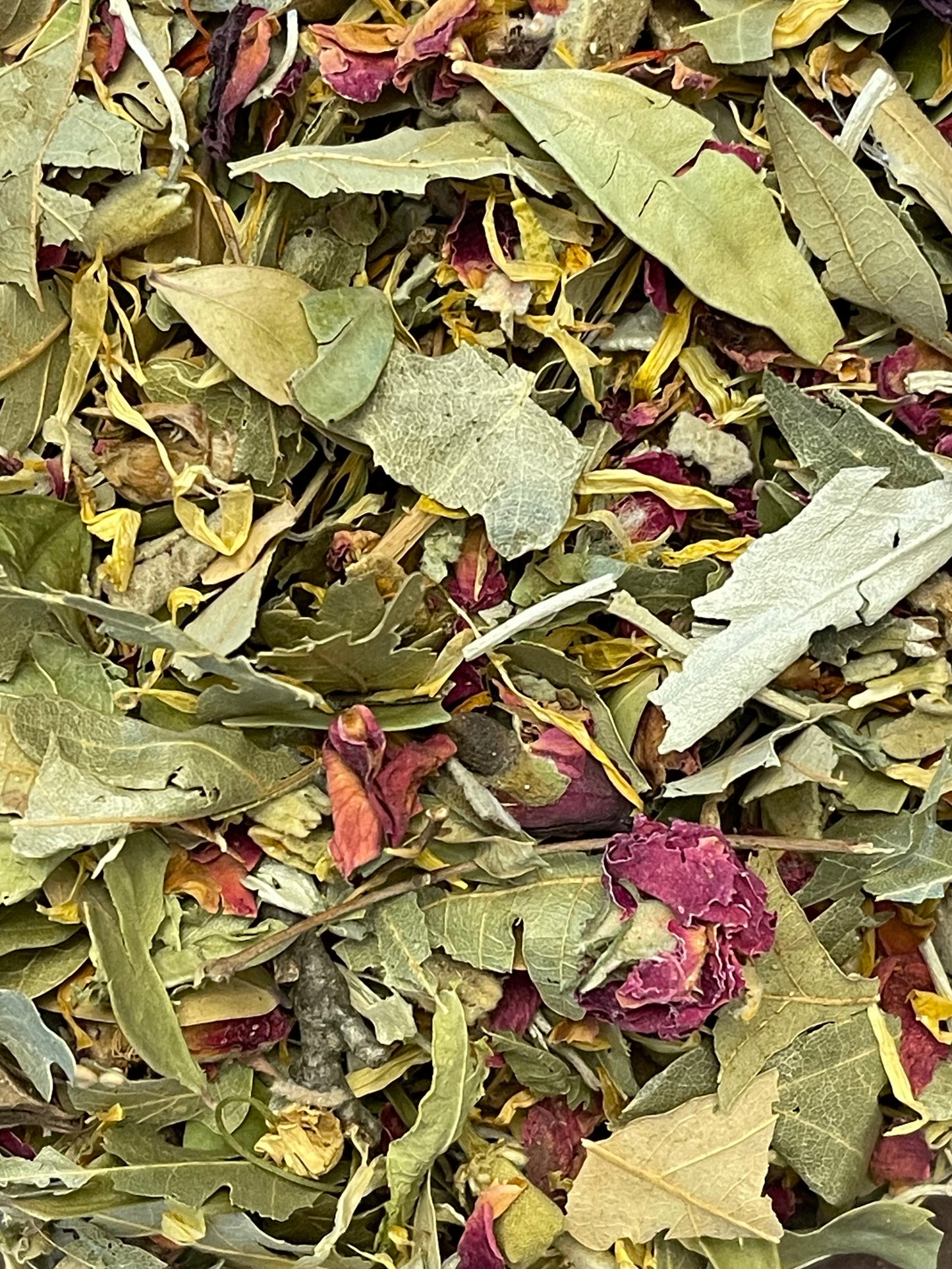 Sea Green Teacup (9oz), with Flower Tea